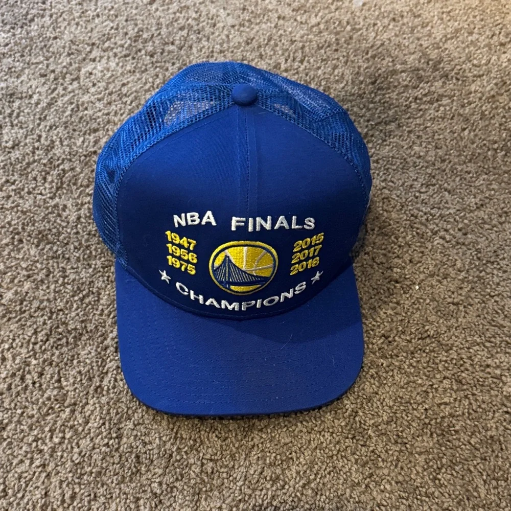Blue NBA Finals Champions Cap